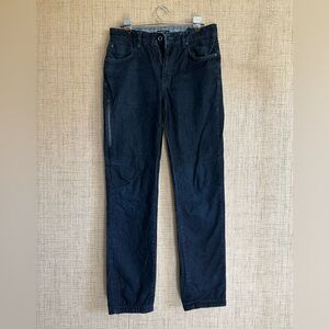 Men’s Black Diamond Wool Denim Pants
